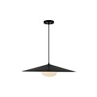 Kuzco Lighting PD22824-BK-WH Cruz 13W Black and White LED Pendant