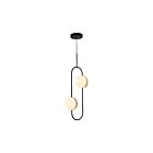 Kuzco Lighting PD302002MBBG-UNV Tagliato 21W Matte Black and Brushed Gold LED Pendant