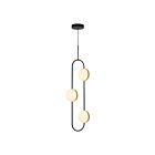 Kuzco Lighting PD302003MBBG-UNV Tagliato 31W Matte Black and Brushed Gold LED Pendant