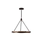 Kuzco Lighting PD302732CBGS-UNV-010 Duo 62W Classic Black and Gold Shimmer LED Pendant