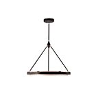 Kuzco Lighting PD302732CBSS-UNV-010 Duo 62W Classic Black and Silver Shimmer LED Pendant