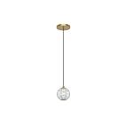 Kuzco Lighting PD321201NB Marni 5W Natural Brass LED Pendant