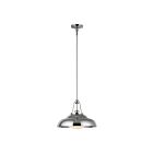 Kuzco Lighting PD344014PNGO Palmetto 1-Light 60W Polished Nickel and Gossy Opal Pendant