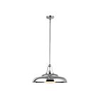 Kuzco Lighting PD344020PNGO Palmetto 1-Light 60W Polished Nickel and Glossy Opal Pendant