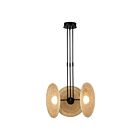 Kuzco Lighting PD350318UBWO Harbour 25W Urban Bronze and Woven LED Pendant