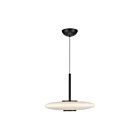 Kuzco Lighting PD37018-BK-GO-3WCCT-UNV Kyoto 20W Black and Glossy Opal Glass LED Pendant