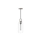 Kuzco Lighting PD401505BNCL Soji 1-Light 60W Brushed
Nickel and Clear
Glass Pendant