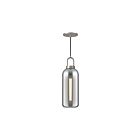 Kuzco Lighting PD401505BNSM Soji 1-Light 60W Brushed
Nickel and Smoked
Solid Glass Pendant