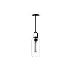 Kuzco Lighting PD401505MBCL Soji 1-Light 60W Clear Glass and Matte
Black Pendant