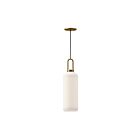 Kuzco Lighting PD401606AGOP Soji 1-Light 60W Aged Gold and Opal
Matte Glass Pendant