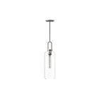 Kuzco Lighting PD401606BNCL Soji 1-Light 60W Brushed
Nickel and Clear
Glass Pendant