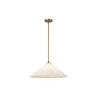 Kuzco Lighting PD451820AGOP Serena 1-Light 60W Aged Gold and Opal Matte Glass Pendant