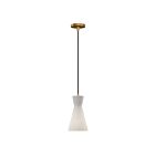 Kuzco Lighting PD473706AGOP Betty 1-Light 60W Aged Gold and Opal Galss Pendant