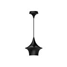 Kuzco Lighting PD523009MB Emiko 1-Light 60W Matte Black Pendant