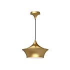 Kuzco Lighting PD523013BG Emiko 1-Light 60W Brushed Gold Pendant