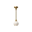 Kuzco Lighting PD524006AGOP Hazel 1-Light 60W Aged Gold and Opal Matte Glass Pendant