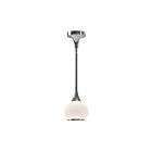 Kuzco Lighting PD524006CHOP Hazel 1-Light 60W Chrome and Opal Matte Glass Pendant
