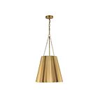Kuzco Lighting PD528116AG Plisse 1-Light 60W Aged Gold Pendant