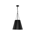 Kuzco Lighting PD528116MB Plisse 1-Light 60W Matte Black Pendant