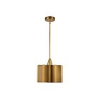 Kuzco Lighting PD528412AG Plisse 1-Light 60W Aged Gold Pendant