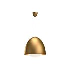 Kuzco Lighting PD529220AGOP Kenji 1-Light 60W Aged Gold and Opal Matte Glass Pendant