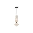 Kuzco Lighting PD530341MBOP-UNV Bijou 20W Matte Black and Opal Matte Glass LED Pendant