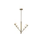 Kuzco Lighting PD55520-BG-OP Cypress 22W Brushed Gold and Opal Matte Glass LED Pendant