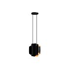 Kuzco Lighting PD58014-BK-GD Akira 2-Lights 120W Black and Gold Incandescent Pendant