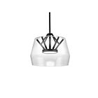 Kuzco Lighting PD61412-CL-BK Deco 16W Clear and Black LED Pendant