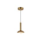Kuzco Lighting PD616109BGOP-UNV Arden 6W Brushed Gold and Opal Glass LED Pendant