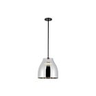 Kuzco Lighting PD62012-BK-CH Trinity 21W Black and Chrome LED Pendant