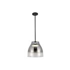 Kuzco Lighting PD62012-BK-SM Trinity 21W Black and Smoked LED Pendant