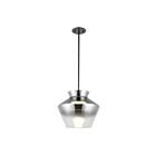 Kuzco Lighting PD62013-BK-SM Trinity 21W Black and Smoked LED Pendant