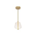 Kuzco Lighting PD62511-BG-LG Mulberry 44W Brushed Gold and Light Guide LED Pendant