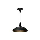 Kuzco Lighting PD627914MB Abel 1-Light 60W Matte Black Pendant