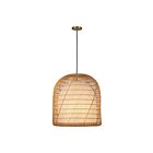 Kuzco Lighting PD631920BGOP Bondi 1-Light 60W Brushed Gold and Matte Opal Pendant