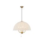 Kuzco Lighting PD661424BG Crosby 4-Lights 160W Brushed Gold Pendant