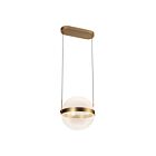 Kuzco Lighting PD75912-BG-LG-3CCT-UNV Pisces 38W Brushed Gold and Lightguide LED Pendant