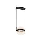 Kuzco Lighting PD75912-BK-LG-3CCT Pisces 38W Black and Light Guide LED Pendant
