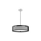Kuzco Lighting PD7916-BOR-5CCT Dalton 24W Black Organza LED Pendant