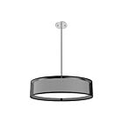 Kuzco Lighting PD7920-BOR-5CCT Dalton 30W Black Organza LED Pendant