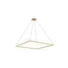 Kuzco Lighting PD88160-BG Piazza 126W Brushed Gold LED Pendant
