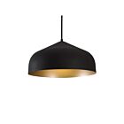 Kuzco Lighting PD9117-BK-GD Helena 38W Black and Gold LED Pendant