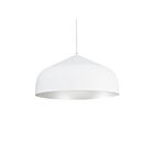 Kuzco Lighting PD9117-WH-SV Helena 38W White and Silver LED Pendant