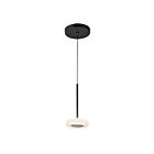 Kuzco Lighting PD97204-BK-FR Stephord 6W Black and Frosted Glass LED Pendant