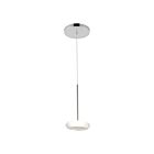 Kuzco Lighting PD97204-CH-CL Stephord 6W Chrome and Clear Glass LED Pendant
