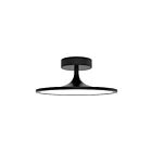 Kuzco Lighting SF418012MB-UNV Issa 20W Matte Black LED Semi Flush Mount