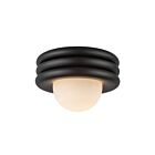 Kuzco Lighting SF426012MB Harvey 1-Light 60W Brushed Gold Semi Flush Mount
