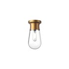 Kuzco Lighting SF464001AG Marcel 1-Light 60W Aged Gold Semi Flush Mount