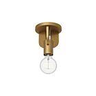 Kuzco Lighting SF607001AG Claire 1-Light 60W Aged Gold Semi Flush Mount